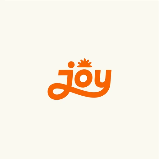 The original logo: the joy wordmark