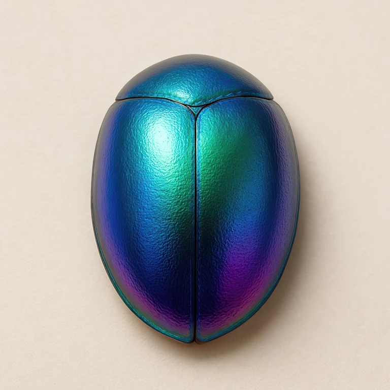 The beetle shell style image