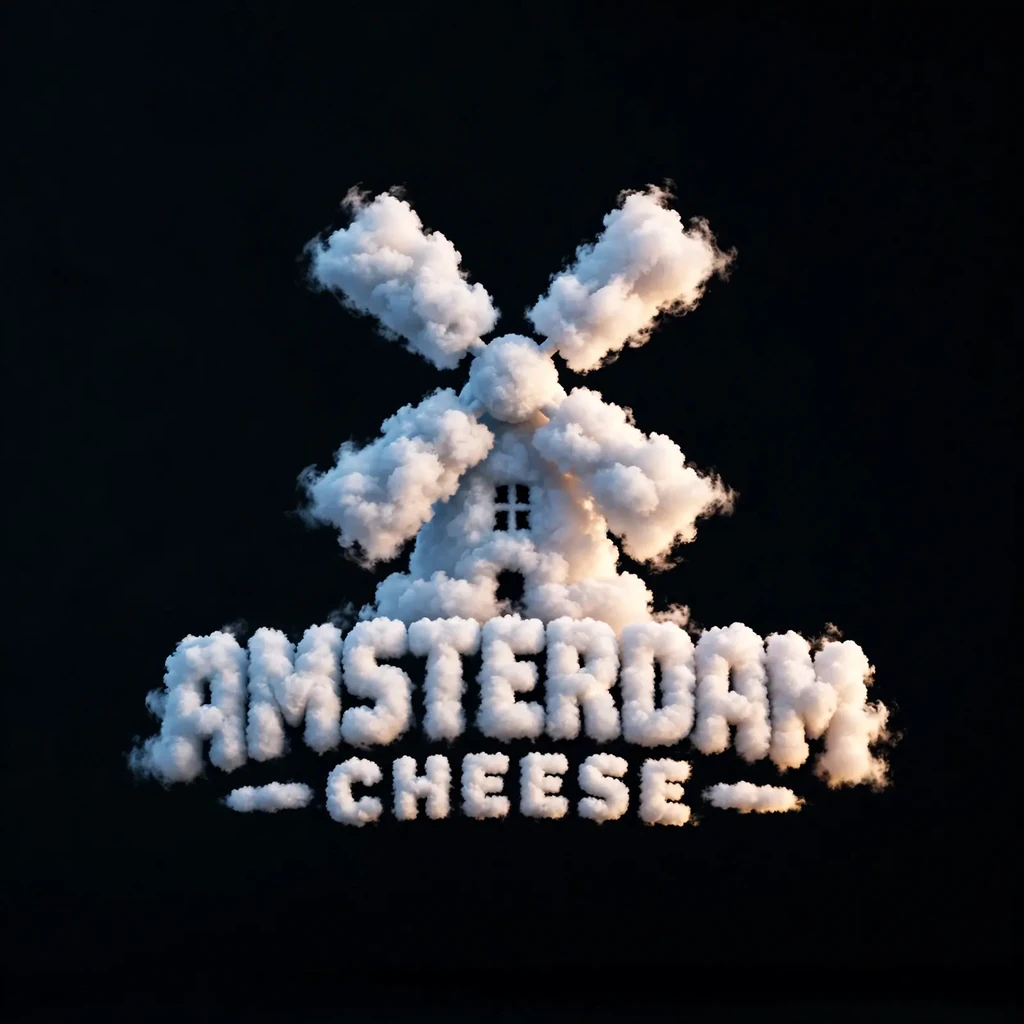 A windmill badge made as cloud
