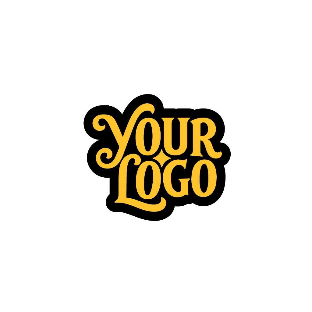 The logo before a mockup is applied