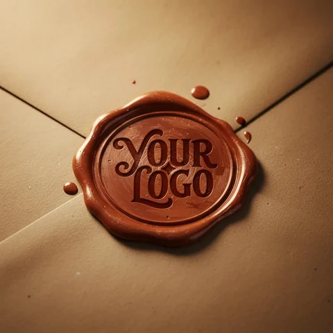 Wax Seal Envelope mockup, a preview from the app library