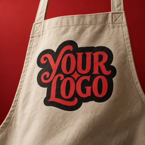Kitchen Apron mockup, a preview from the app library