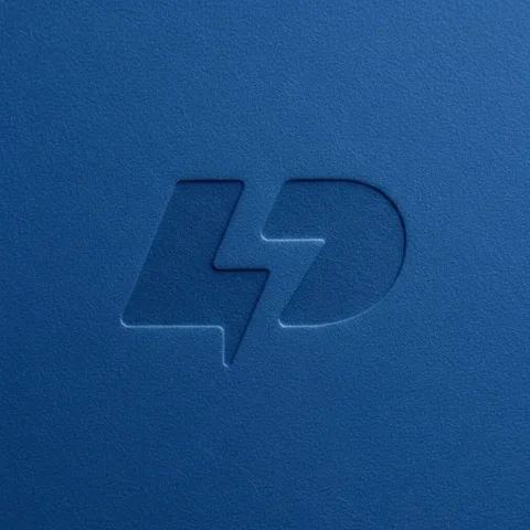 Blind Emboss Paper mockup, a preview from the app library