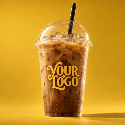 Iced Coffee Cup mockup, a preview from the app library
