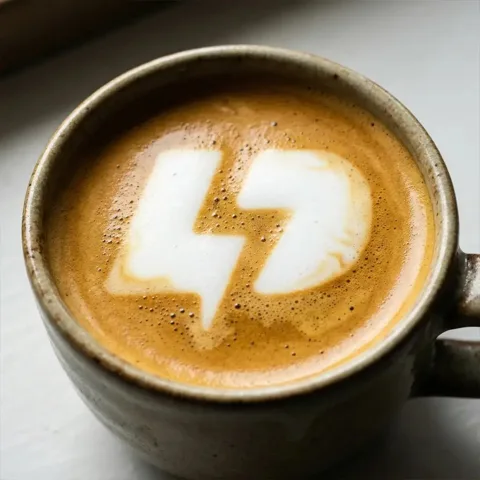Cappuccino Foam Art mockup, a preview from the app library