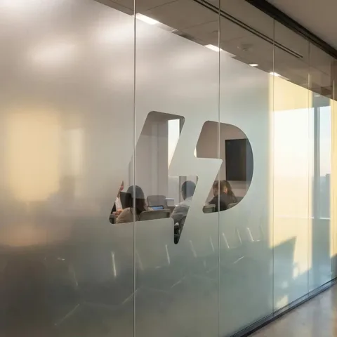 Frosted Glass Logo mockup, a preview from the app library