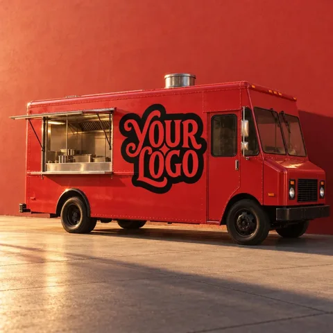 Food Truck mockup, a preview from the app library
