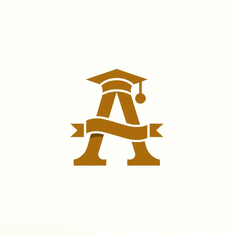 Serif: a Monogram logo of the letter A