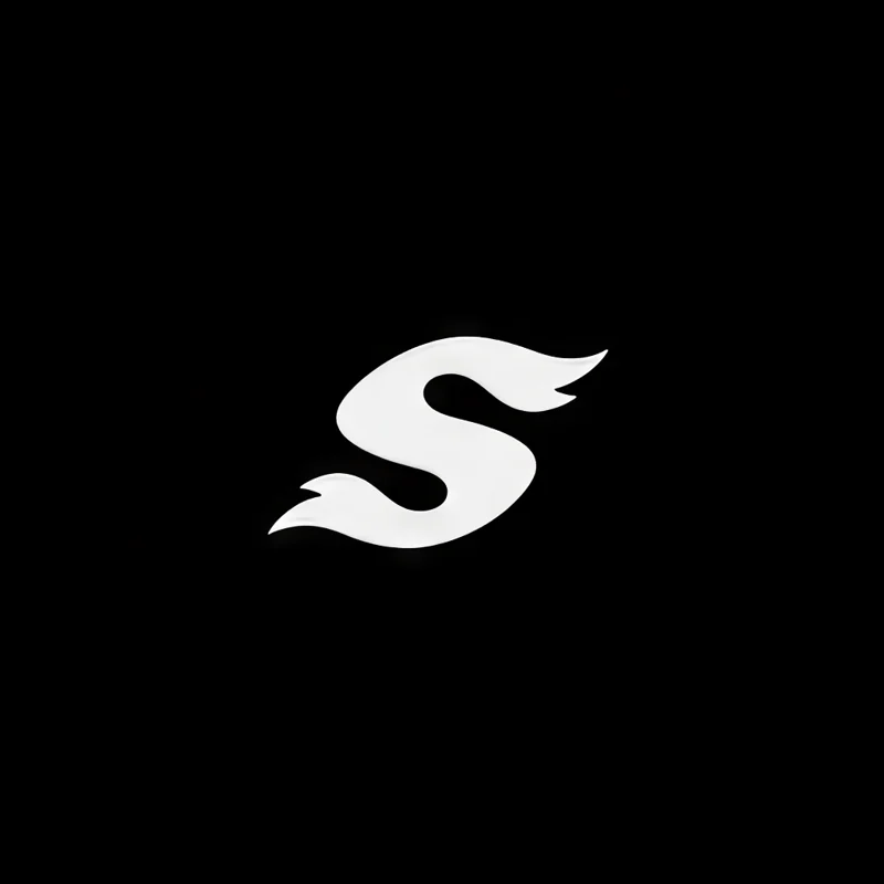 Italic: a Monogram logo of the letter S