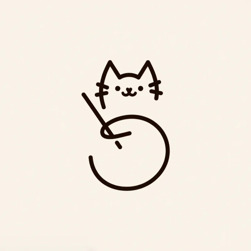 The Line Art logo this prompt produced