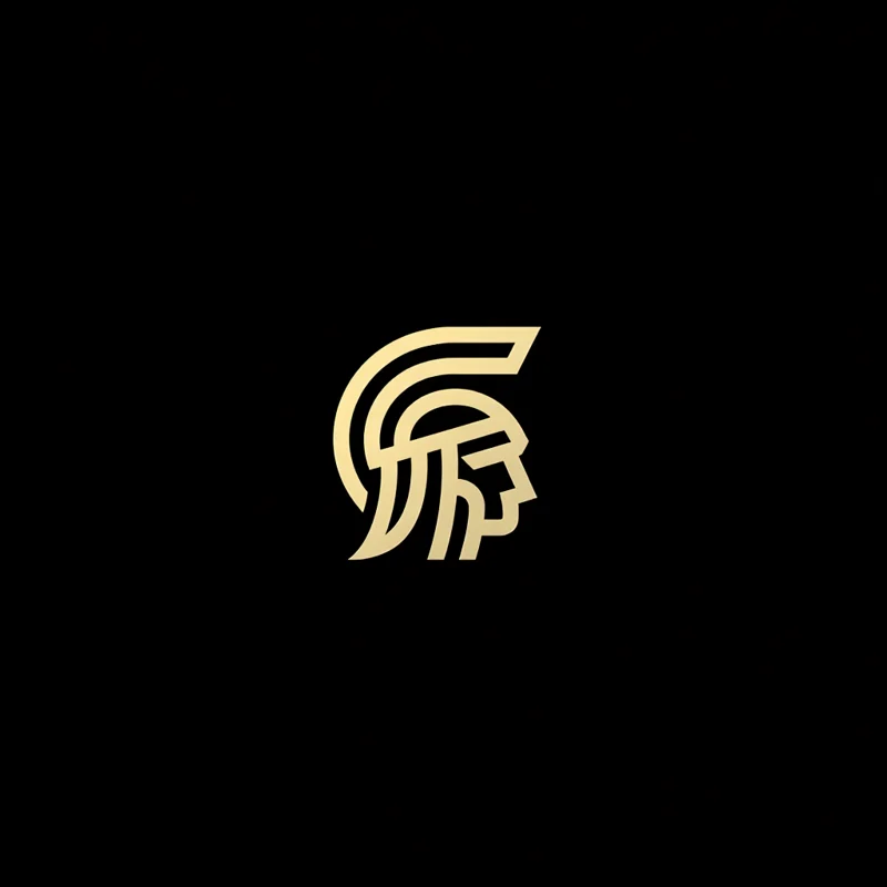A line art logo from the gallery