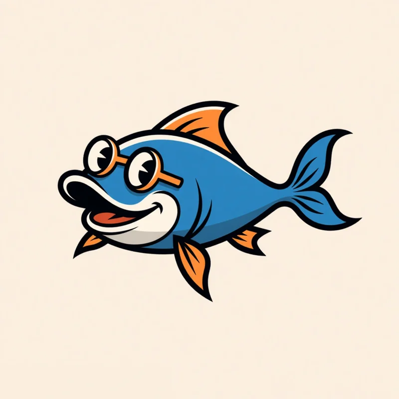 A retro mascot logo from the gallery