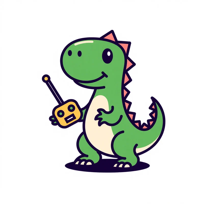 A retro mascot logo from the gallery
