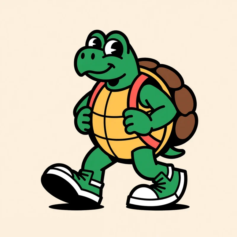 A retro mascot logo from the gallery