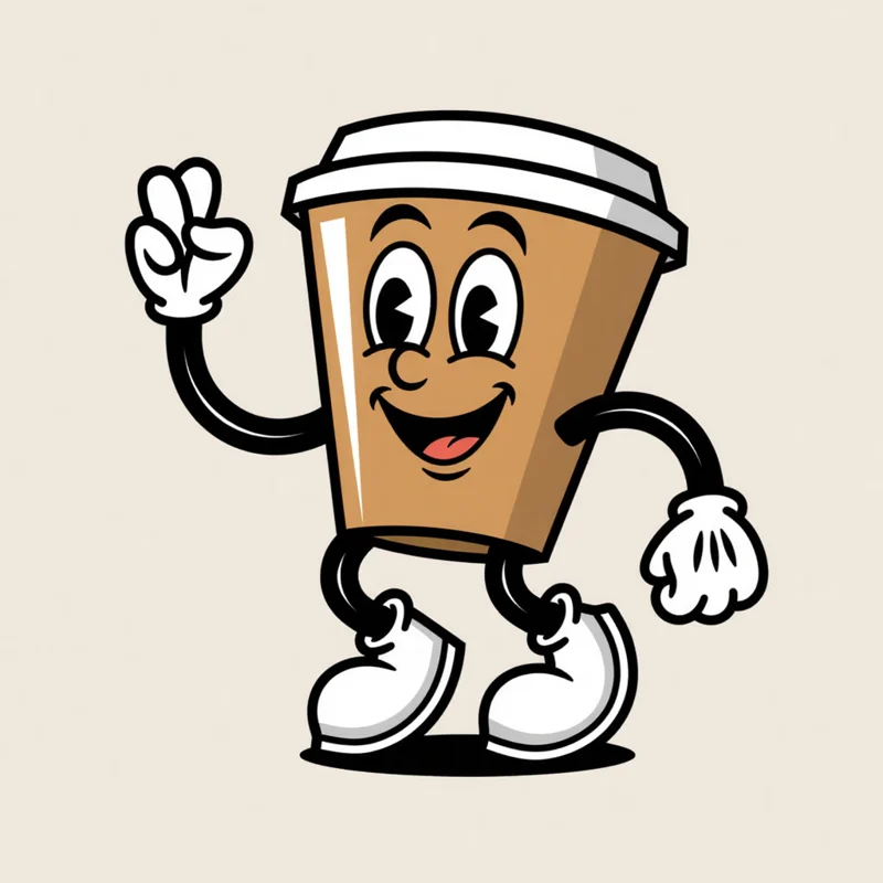 A retro mascot logo from the gallery