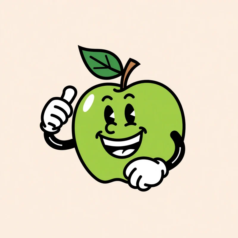 A retro mascot logo from the gallery