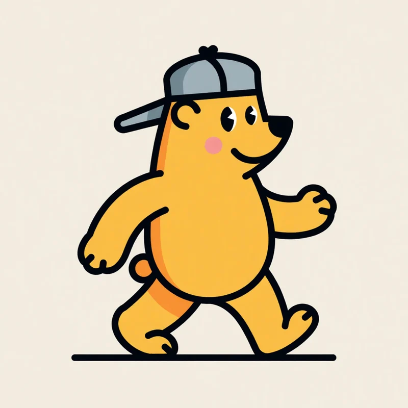 The Retro Mascot logo this prompt produced