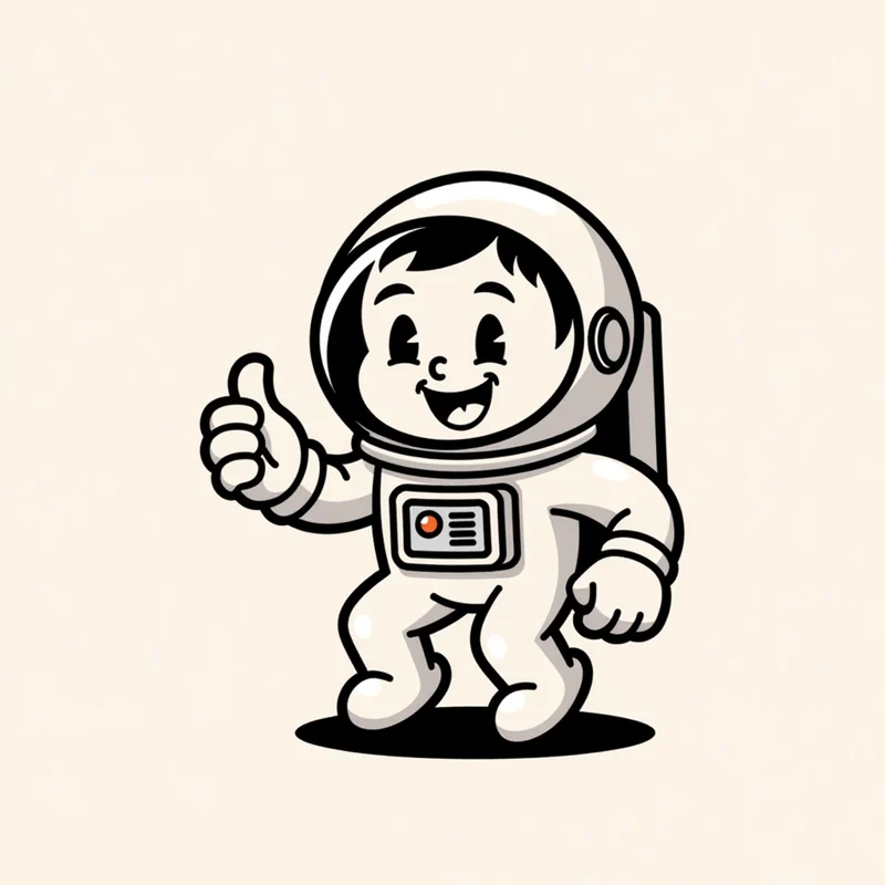 The Retro Mascot logo this prompt produced