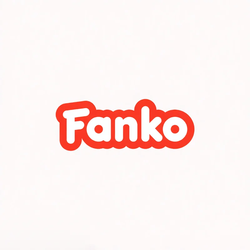 Bubble letters: a Logo Type logo for Fanko