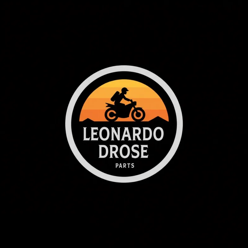 Circle Badge/Crest logo: Showing the shape of South America integrated with a motorcyclist