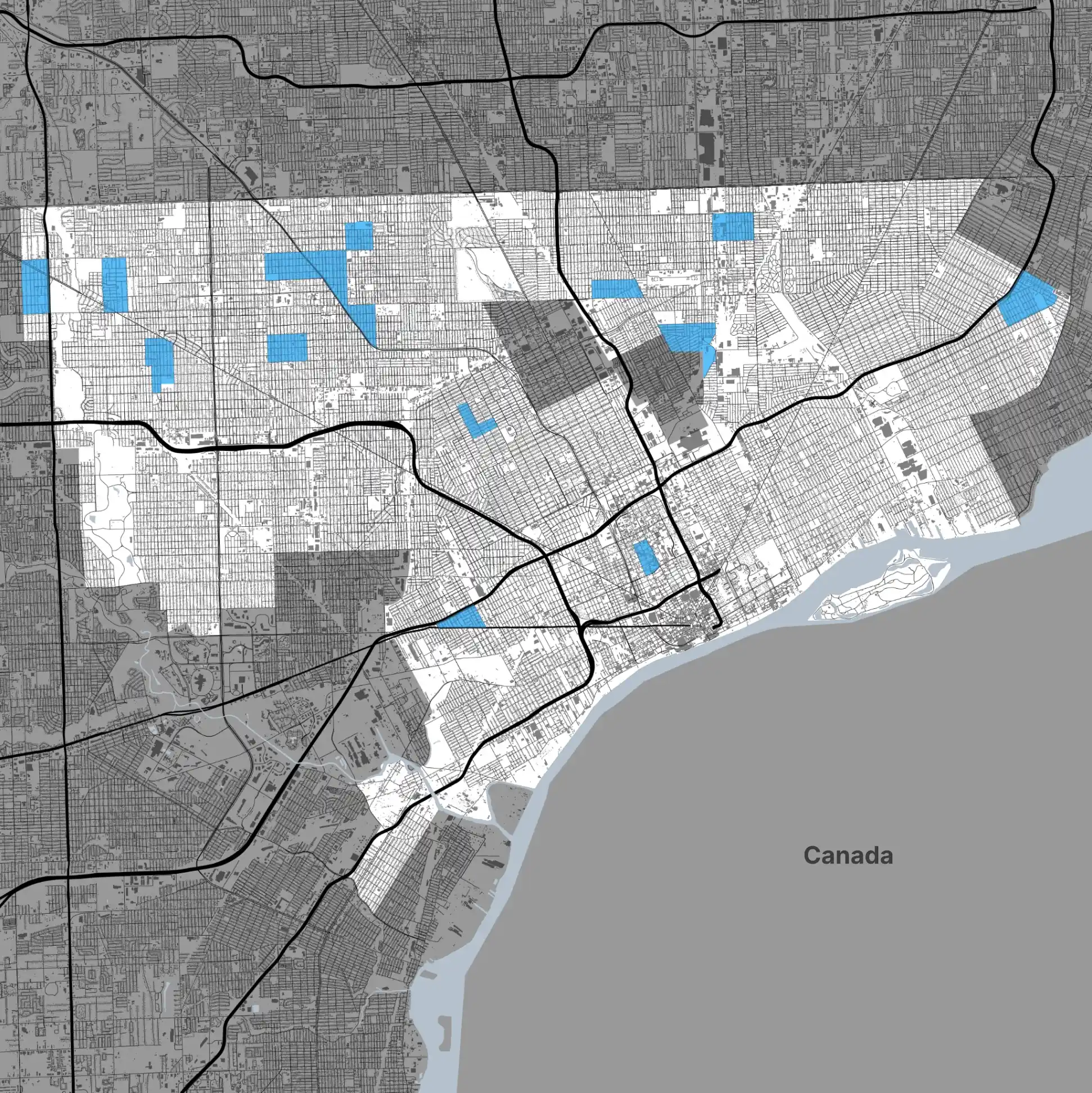 Detroit neighborhoods that preserved their communities and reduced poverty.