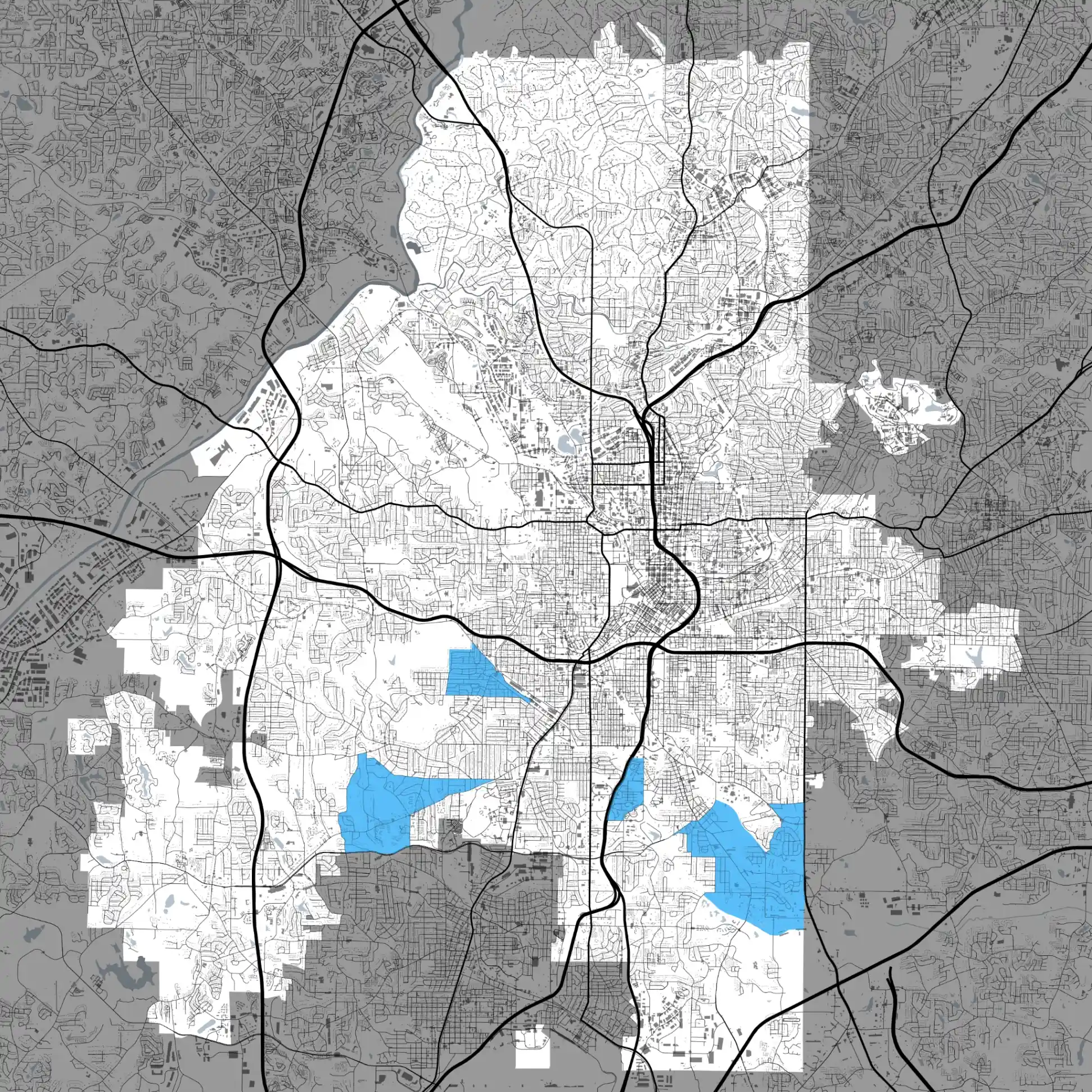 Atlanta neighborhoods that preserved their communities and reduced poverty.