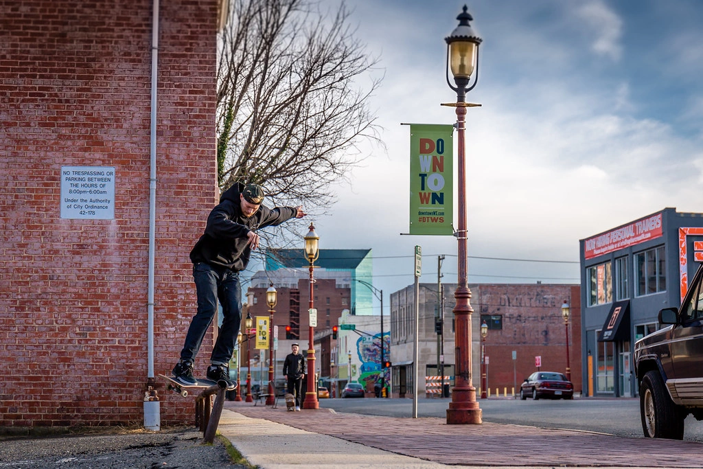 Cover photograph for The Unique Context of Economic Mobility in Winston-Salem, NC
