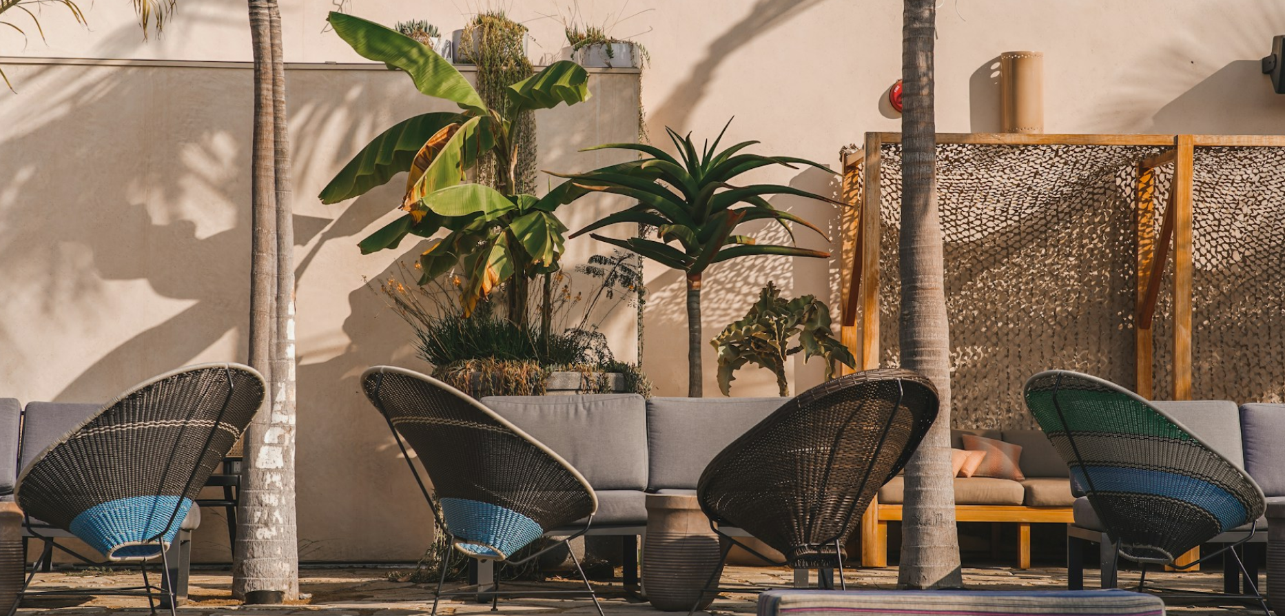 The Secret outdoor courtyard