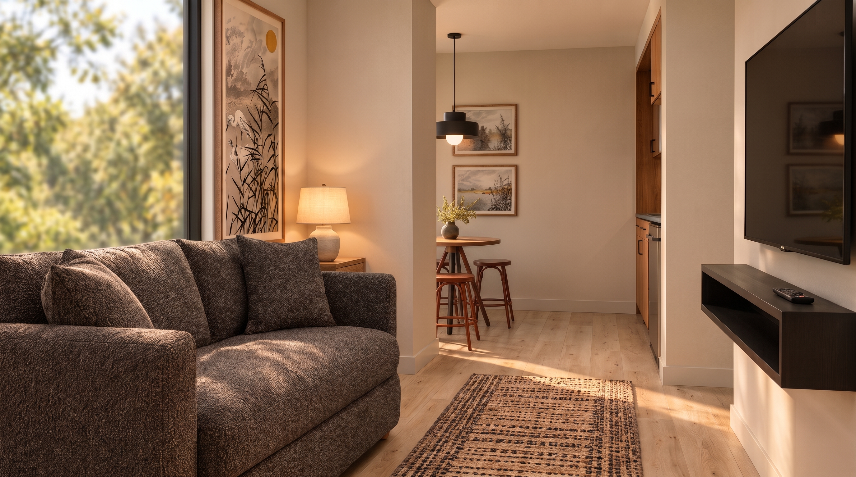 Deluxe Studio Suite with separate living area