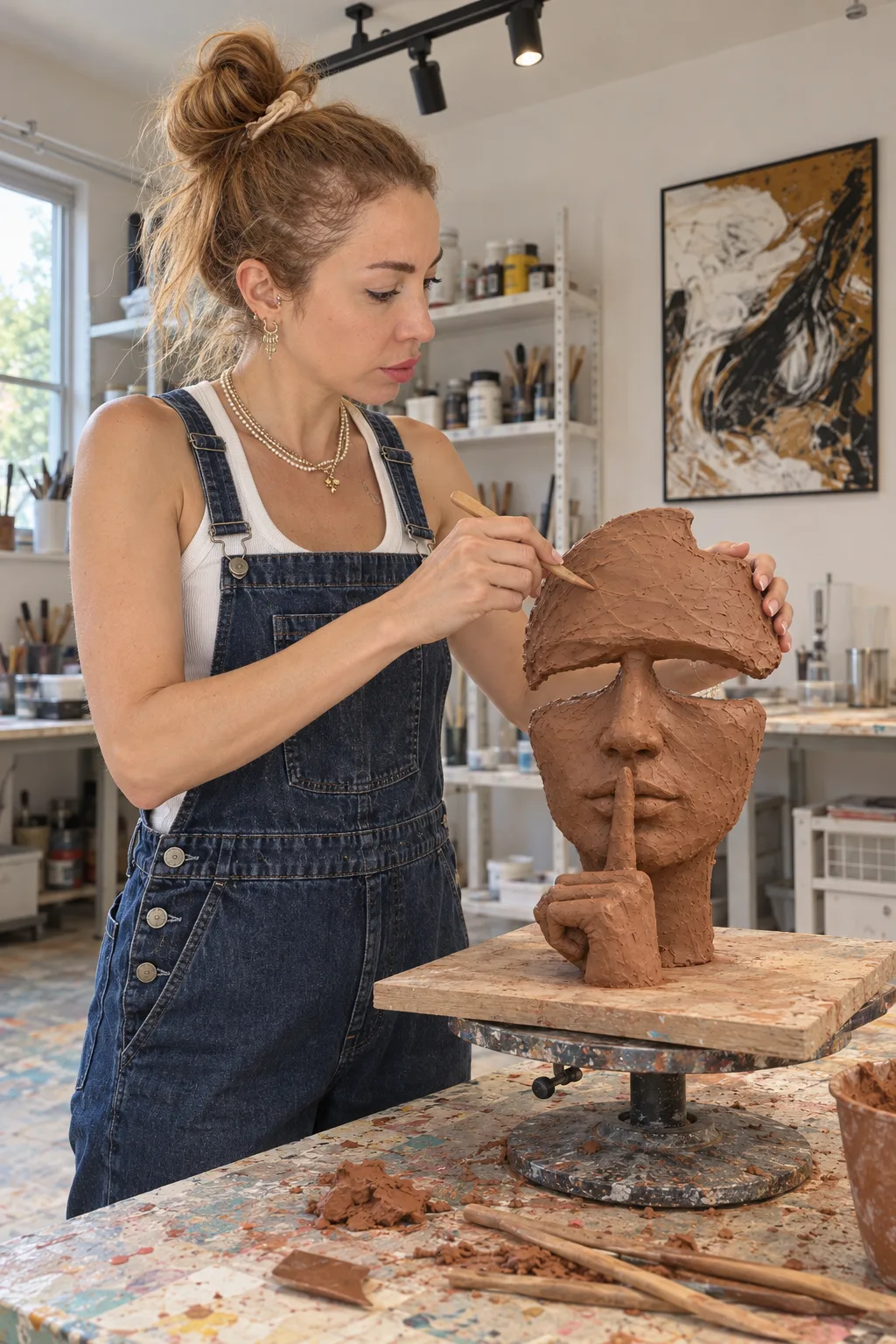 Small-scale clay prototype