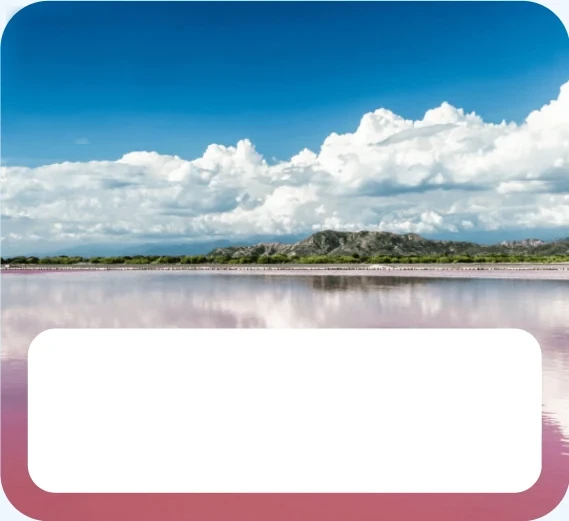 Aguas rosadas de Las Salinas en Cabo Rojo