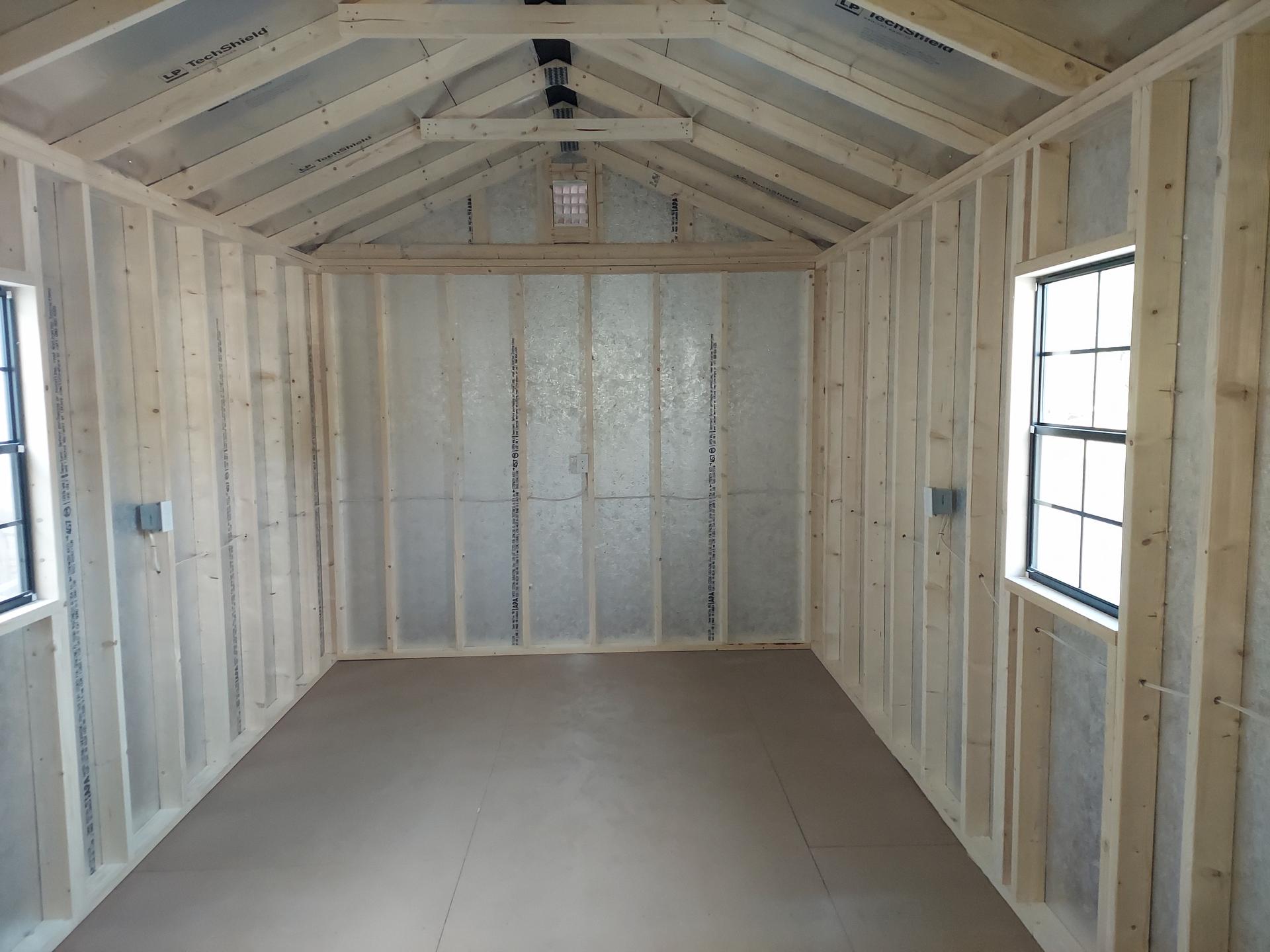 Classic Utility 10x20 portable building in White