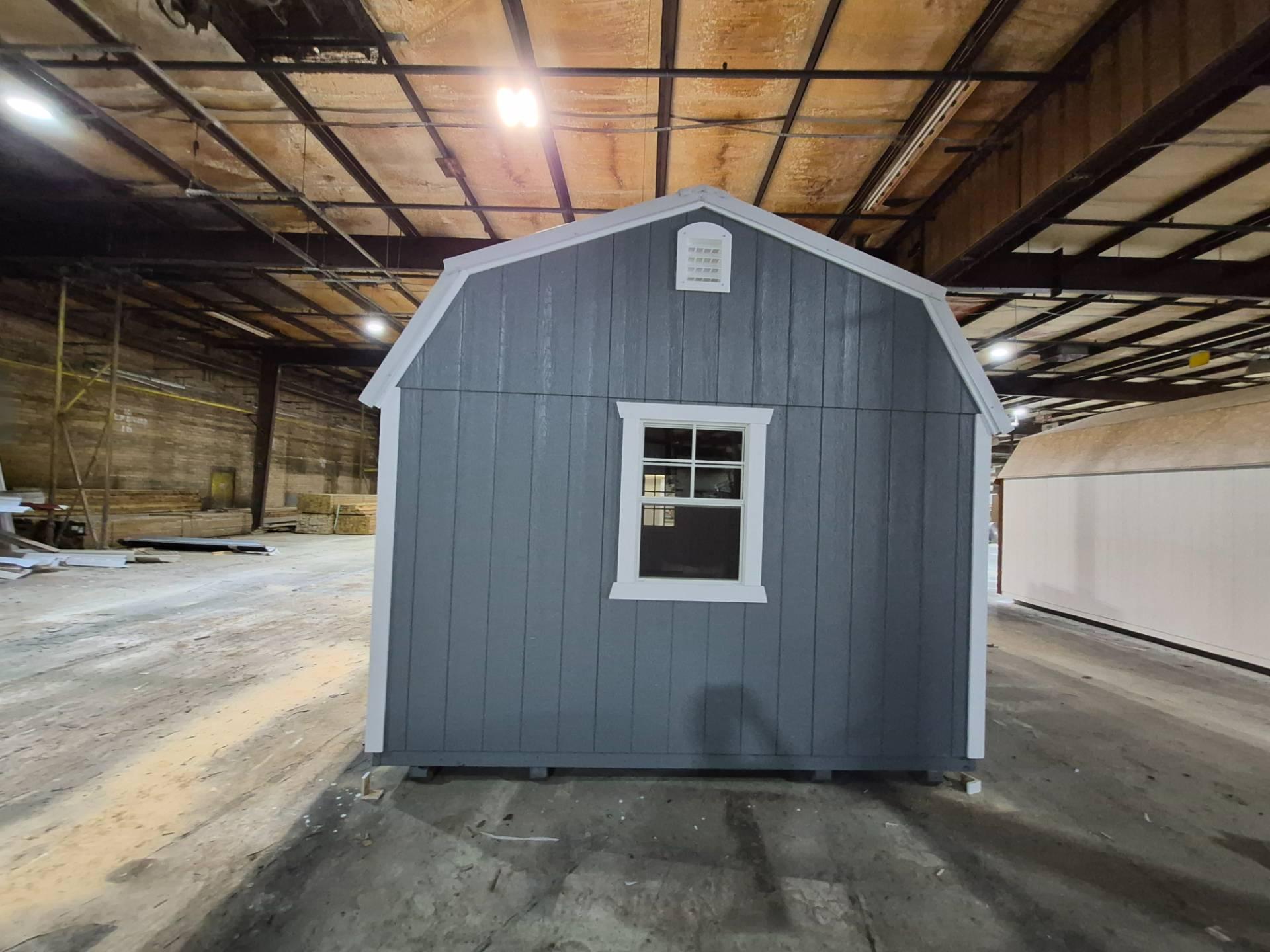 Standard Loft 12x24 portable building in Phoenix Gray