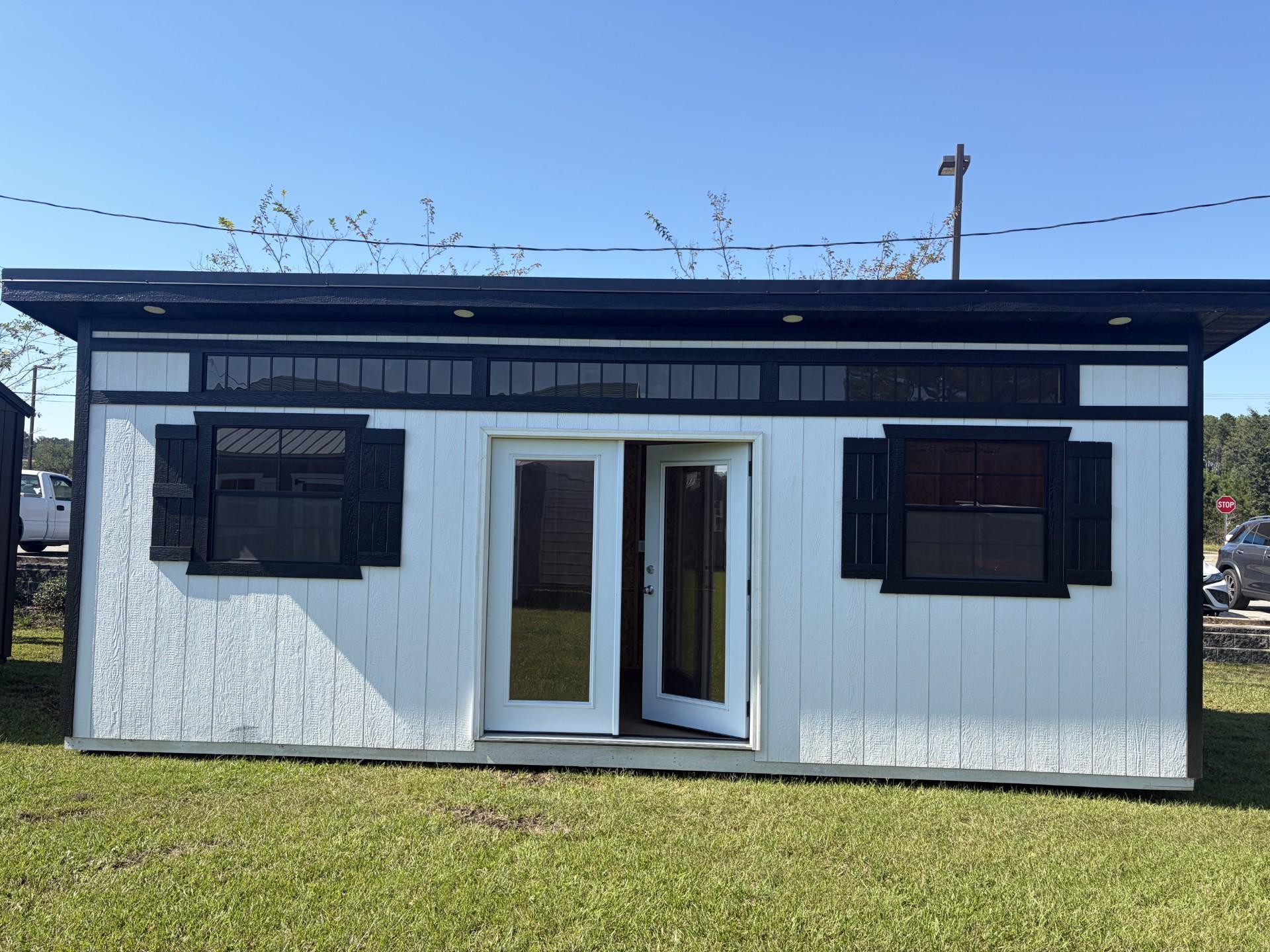 Phoenix Repo 10x24 portable building in White