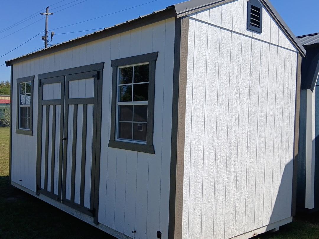 Phoenix Repo 8x16 portable building in White