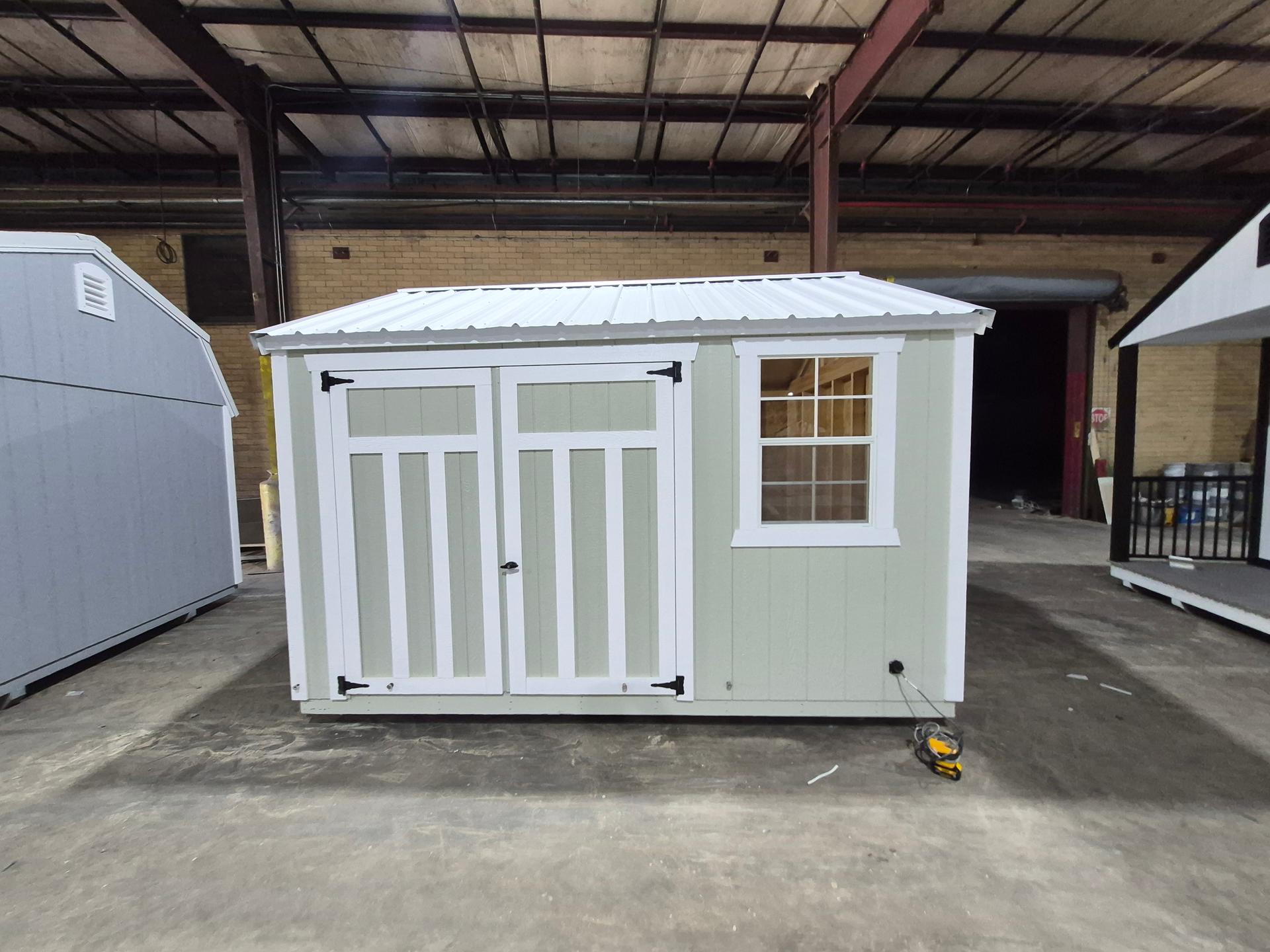 Standard Utility 10x12 portable building in Misty Meadow