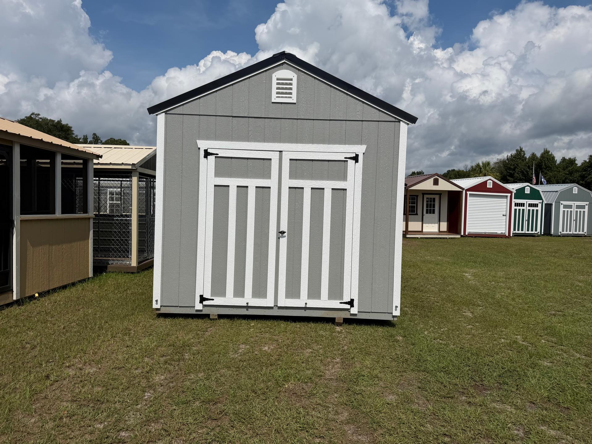 Standard Utility 10x16 portable building in Bedrock