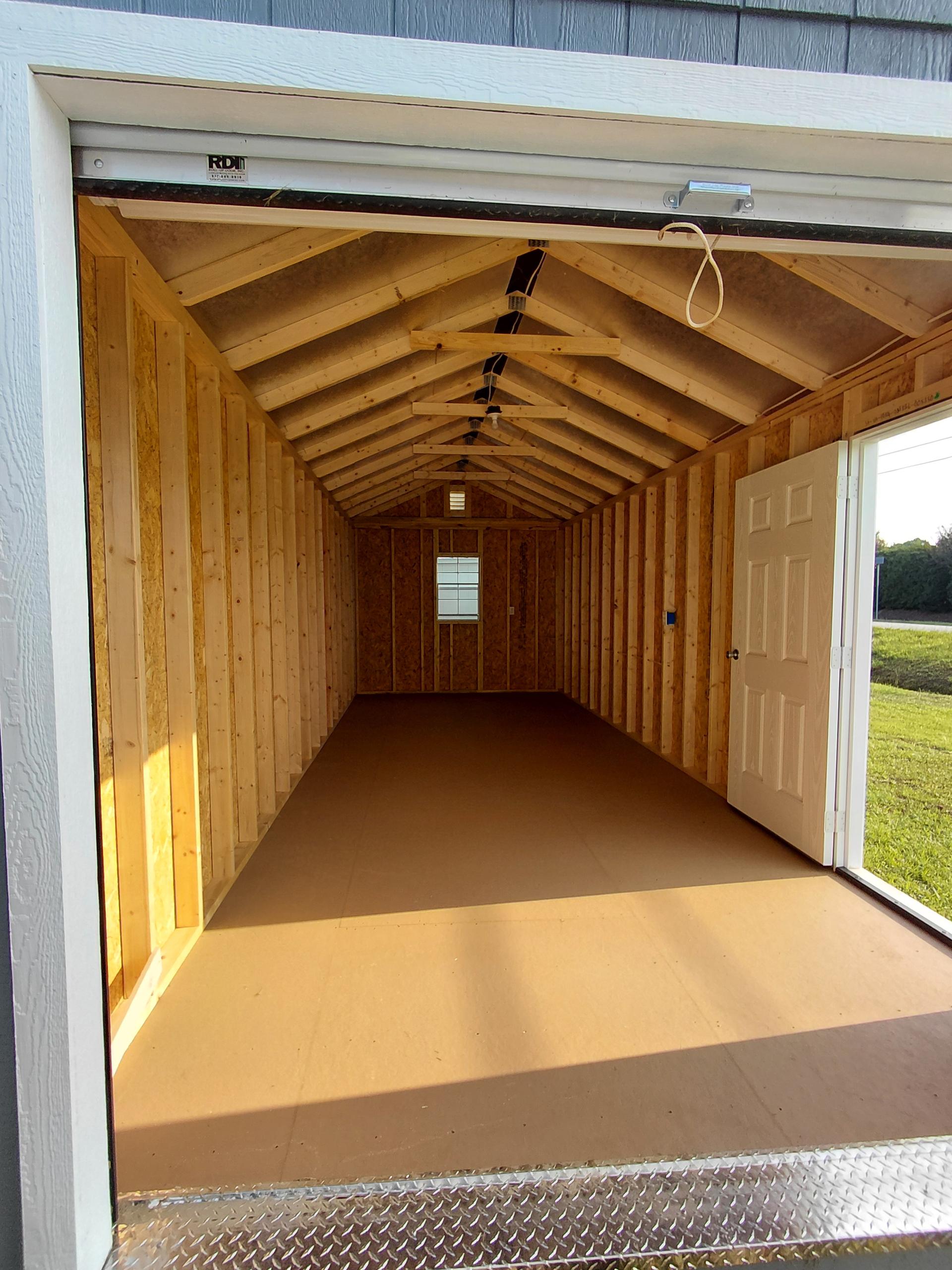Standard Utility 10x24 portable building in Phoenix Gray
