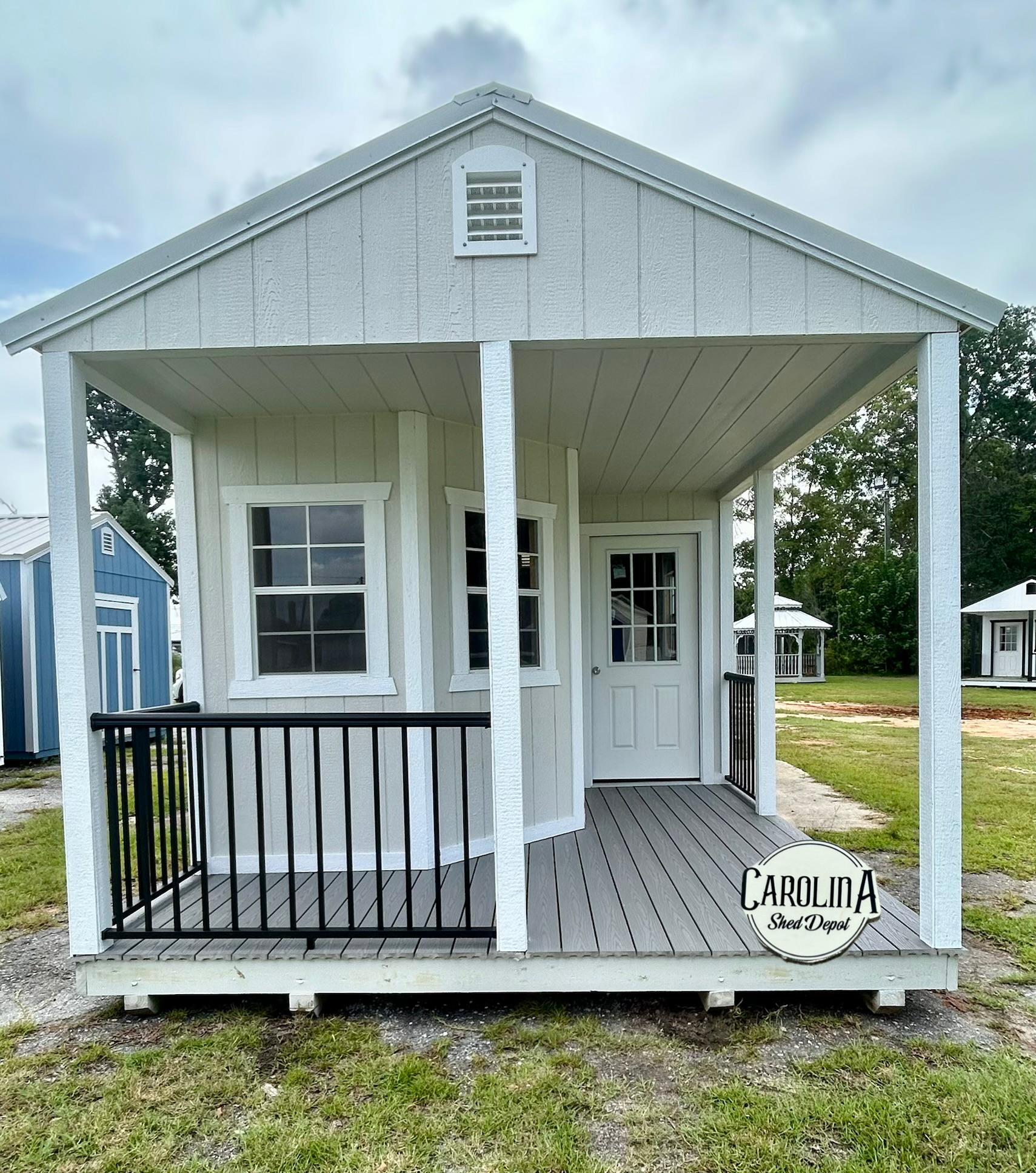 Standard Utility 12x40 portable building in Gray Heron