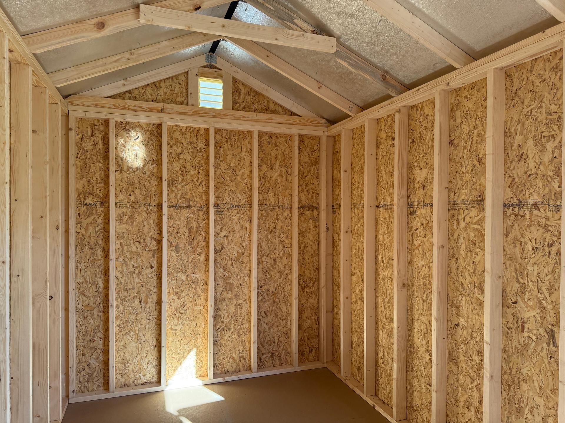 Standard Utility 8x16 portable building in Pavillion Beige