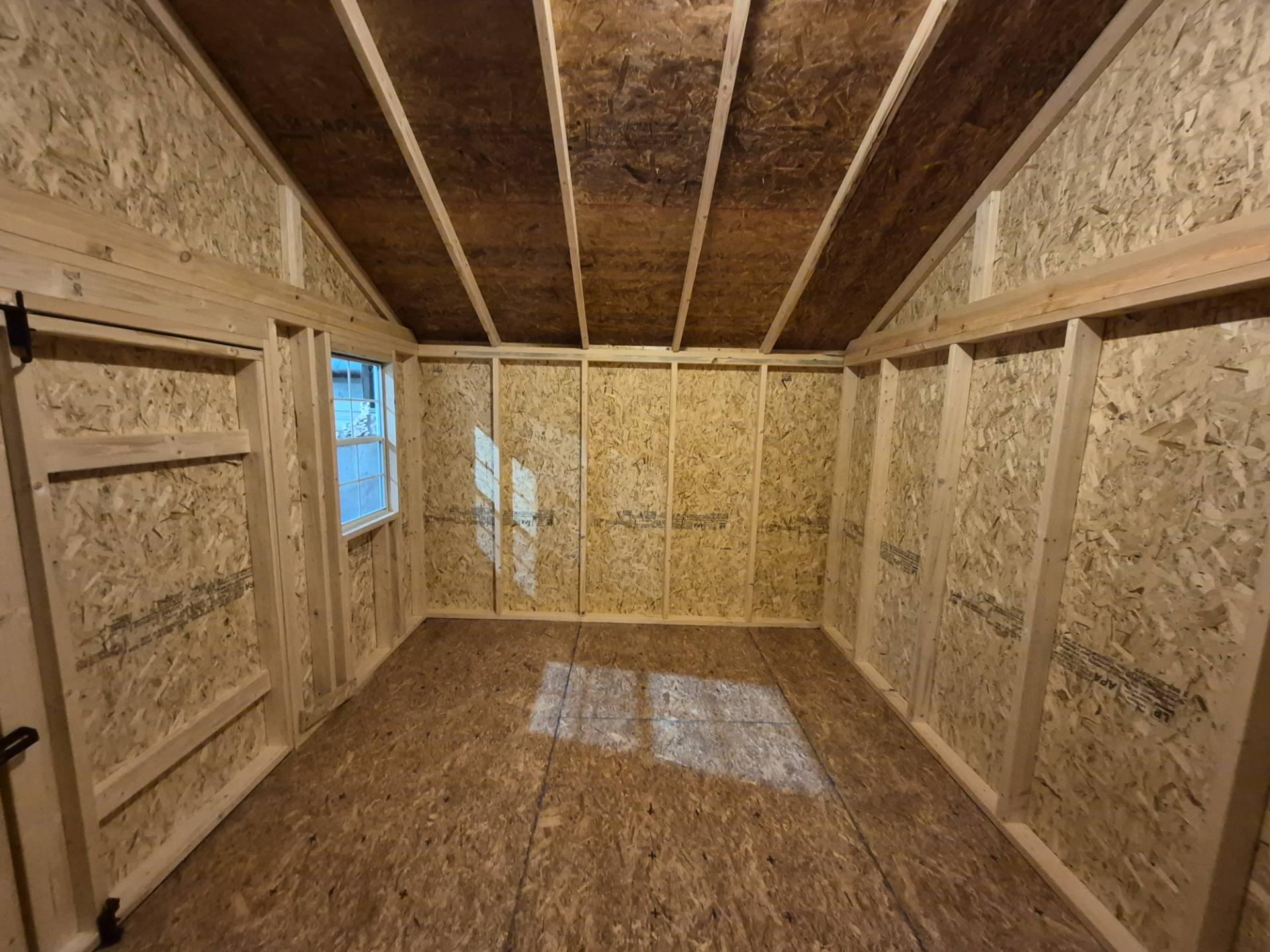 Lite Utility 10x16 portable building in Gray Heron