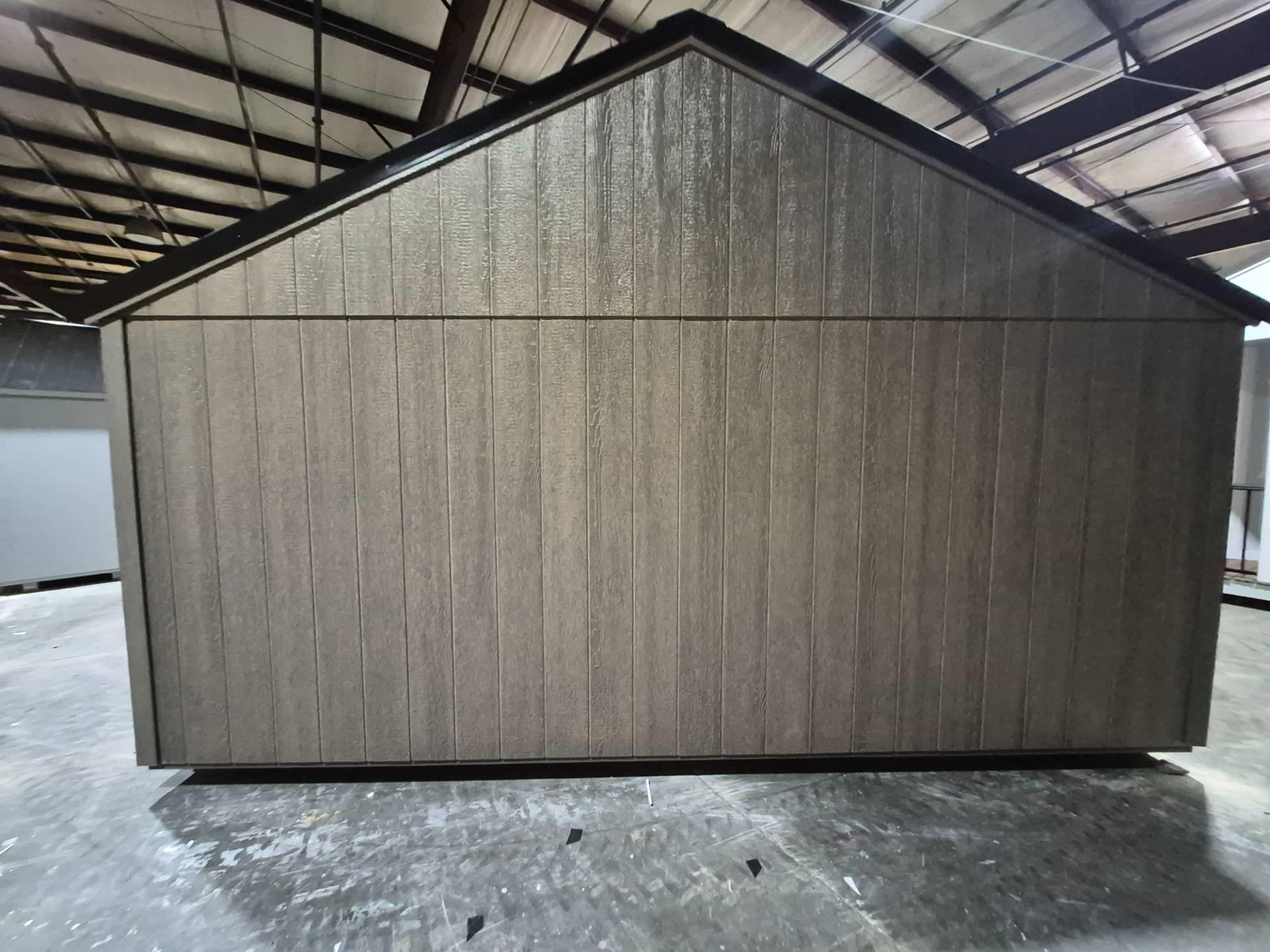 Lite Utility 12x16 portable building in Barnwood Gray