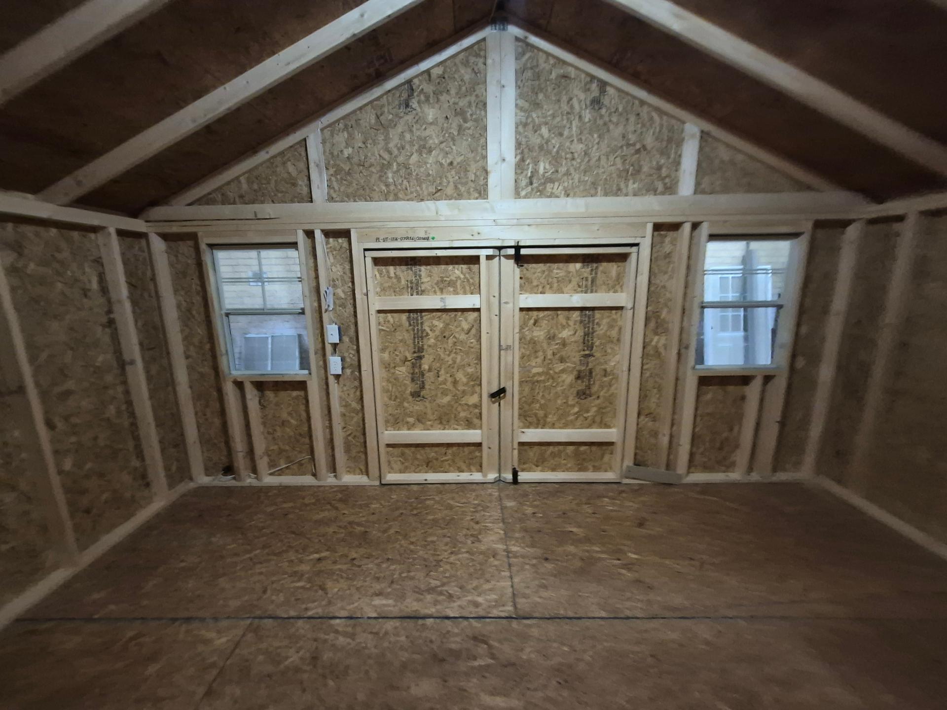 Lite Utility 12x16 portable building in Phoenix Gray