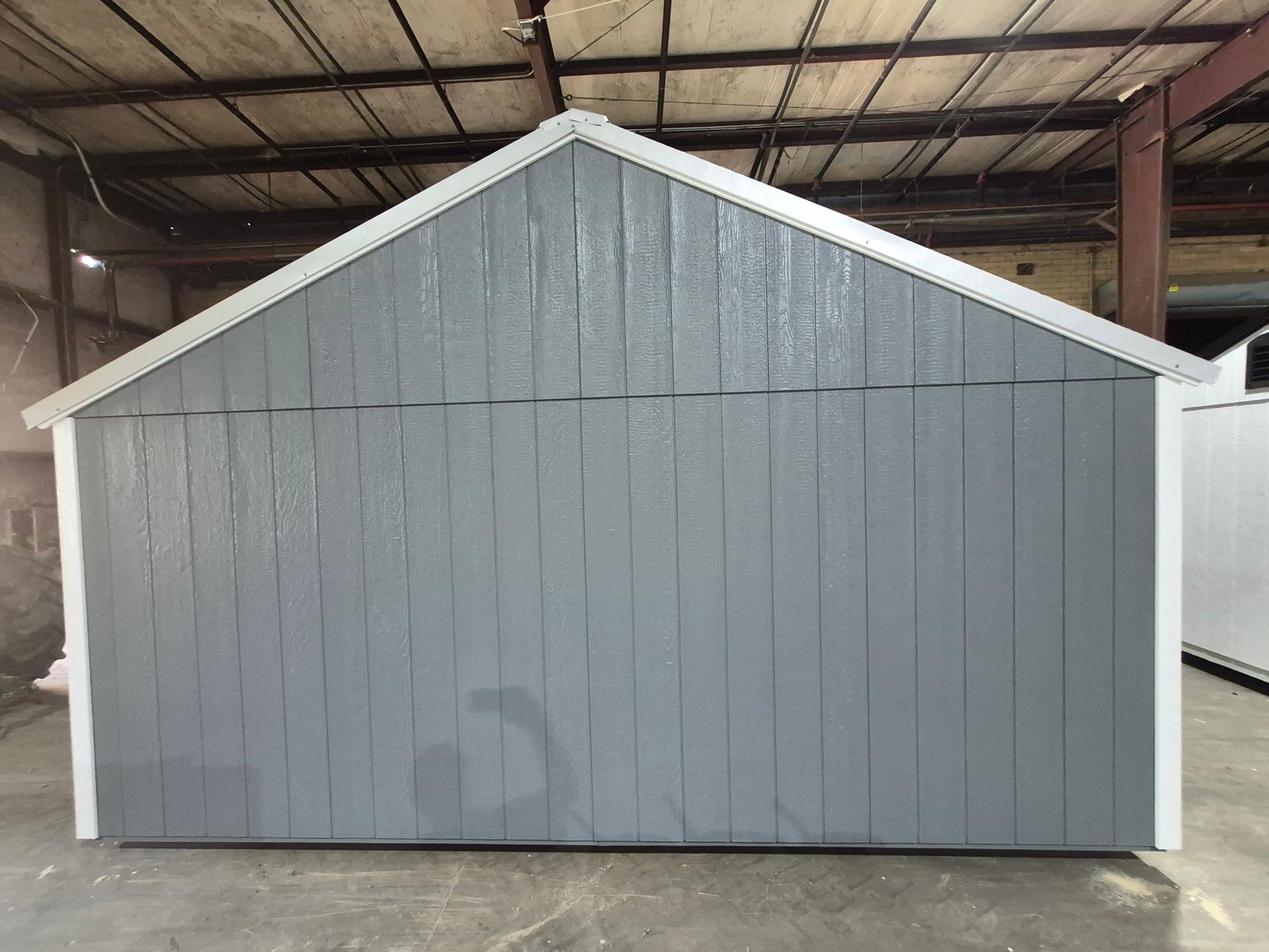 Lite Utility 12x16 portable building in Phoenix Gray