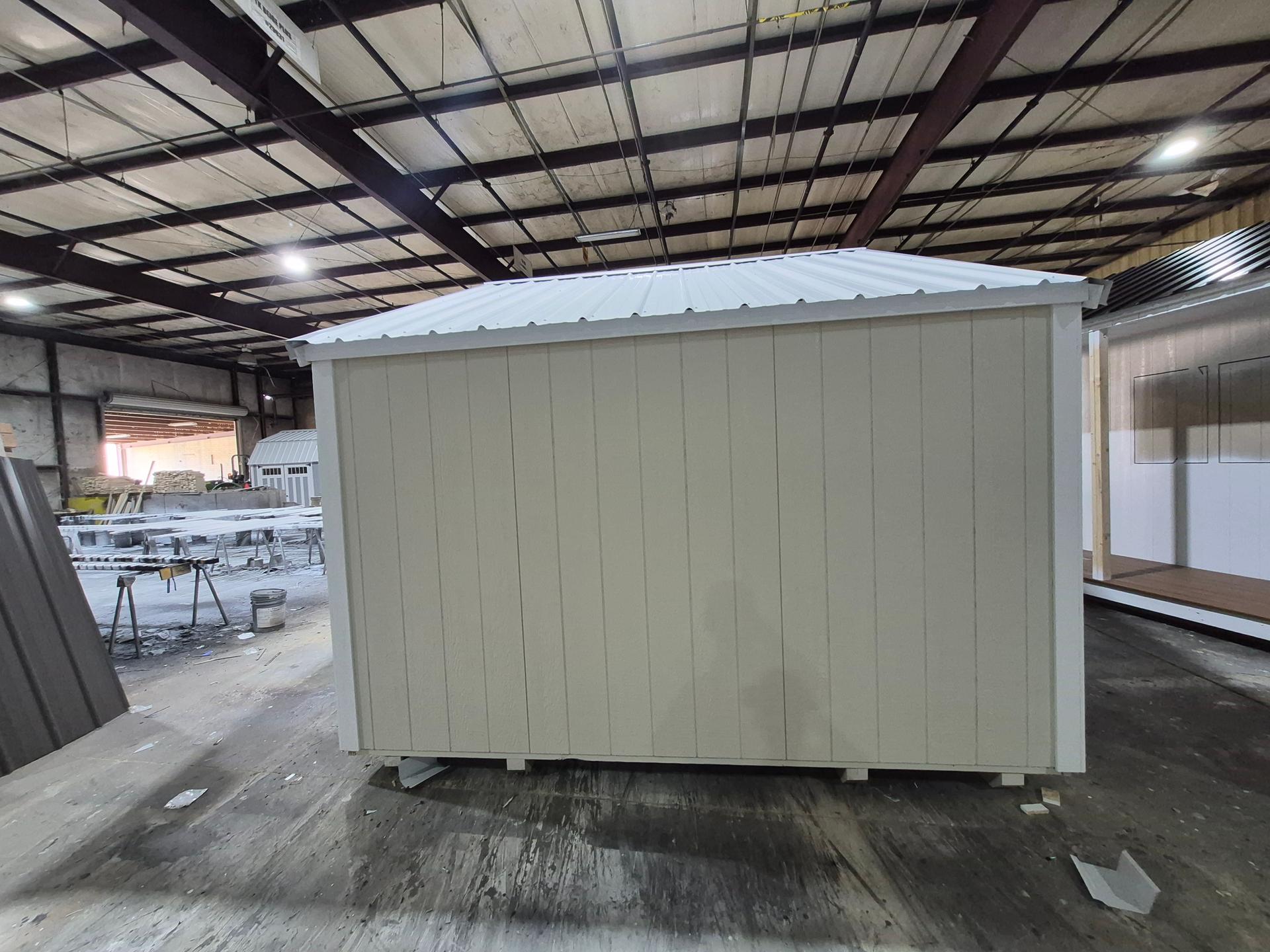 Lite Utility 12x16 portable building in Moth Gray
