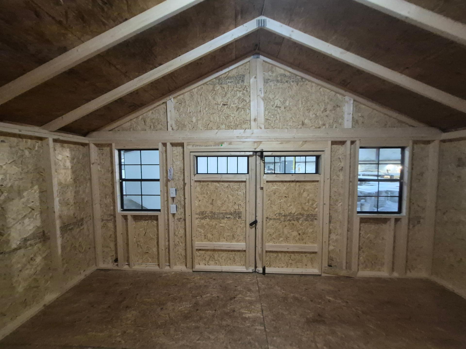 Lite Utility 12x16 portable building in White