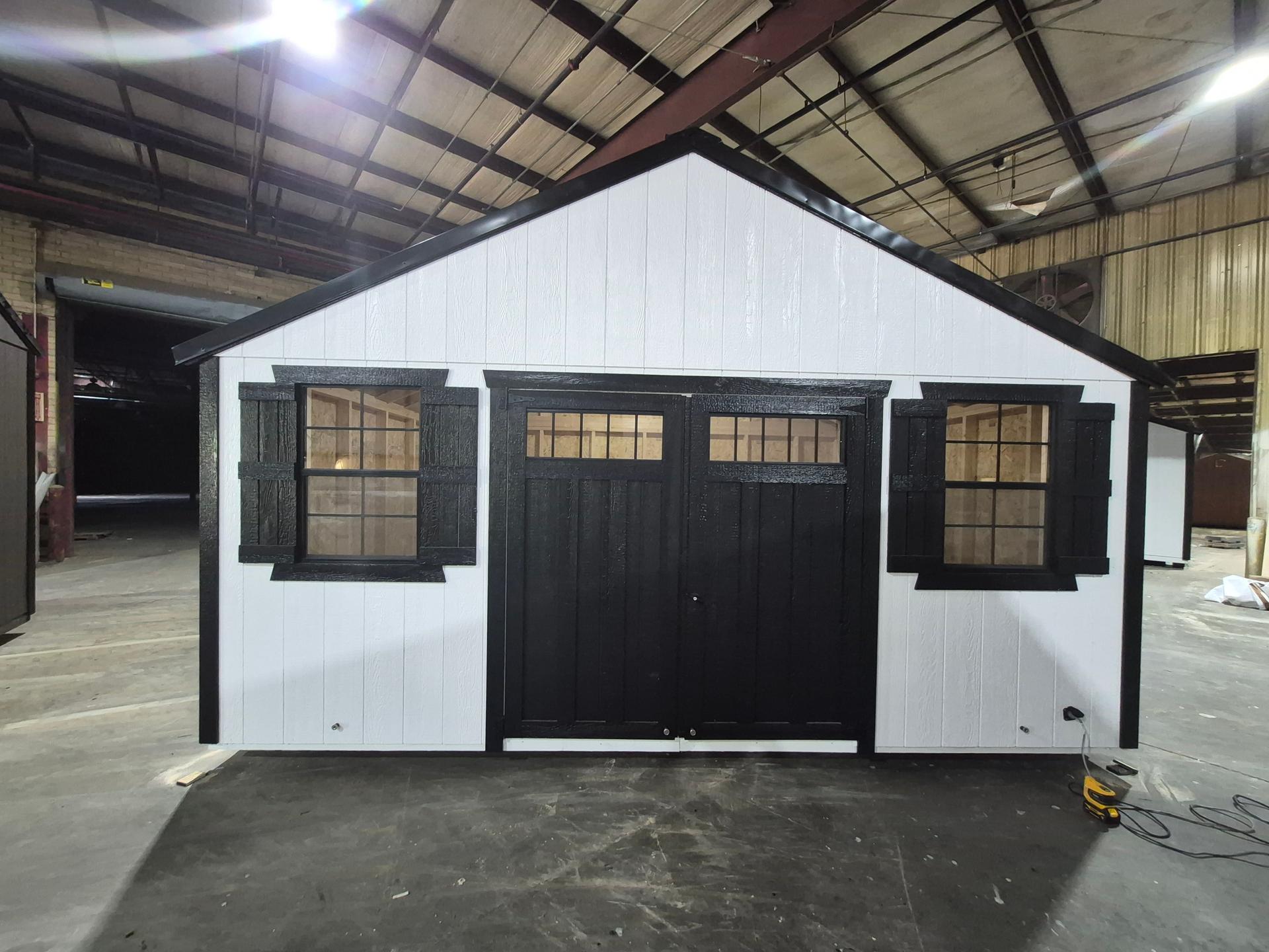 Lite Utility 12x16 portable building in White