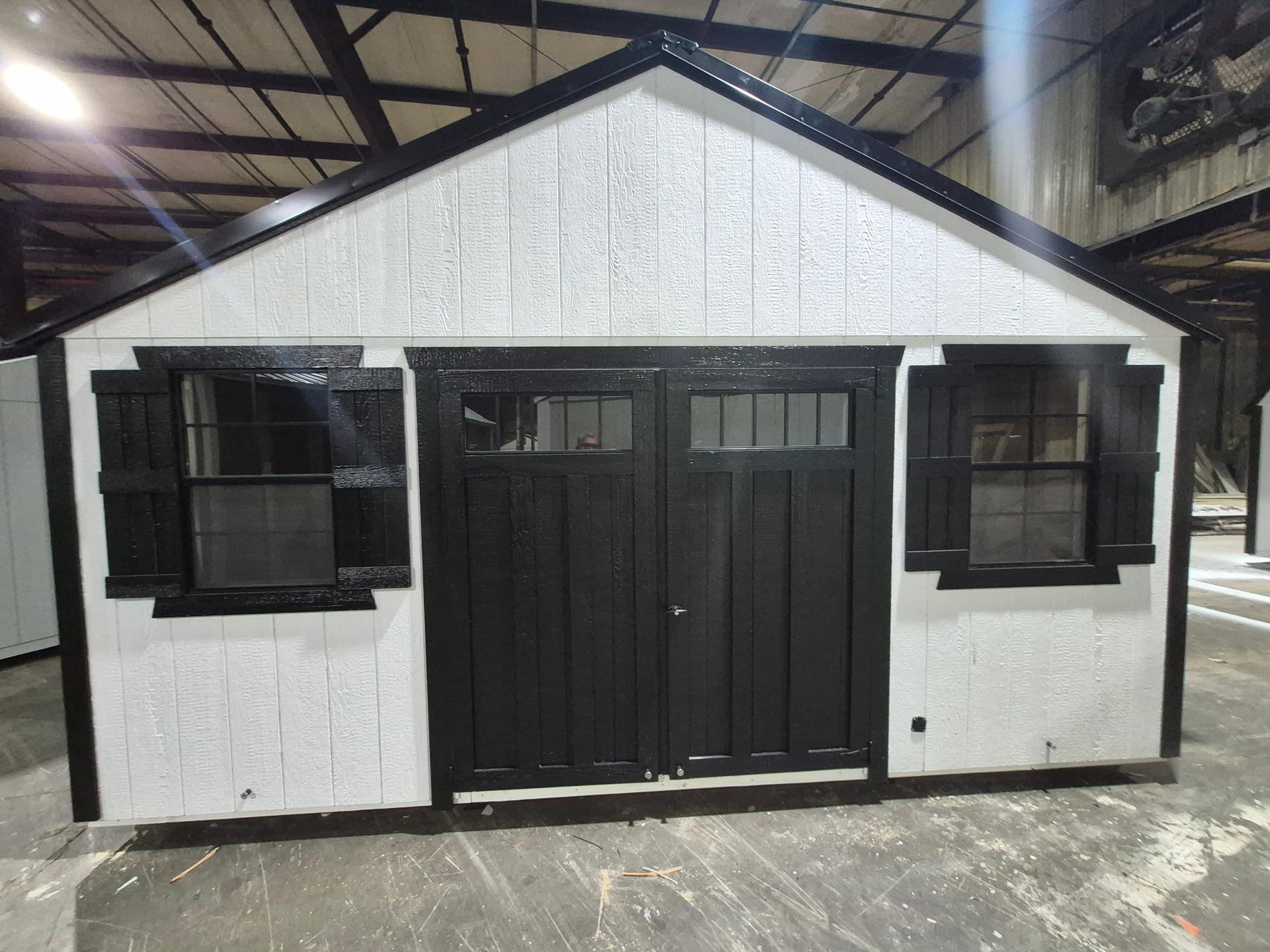 Lite Utility 12x16 portable building in White
