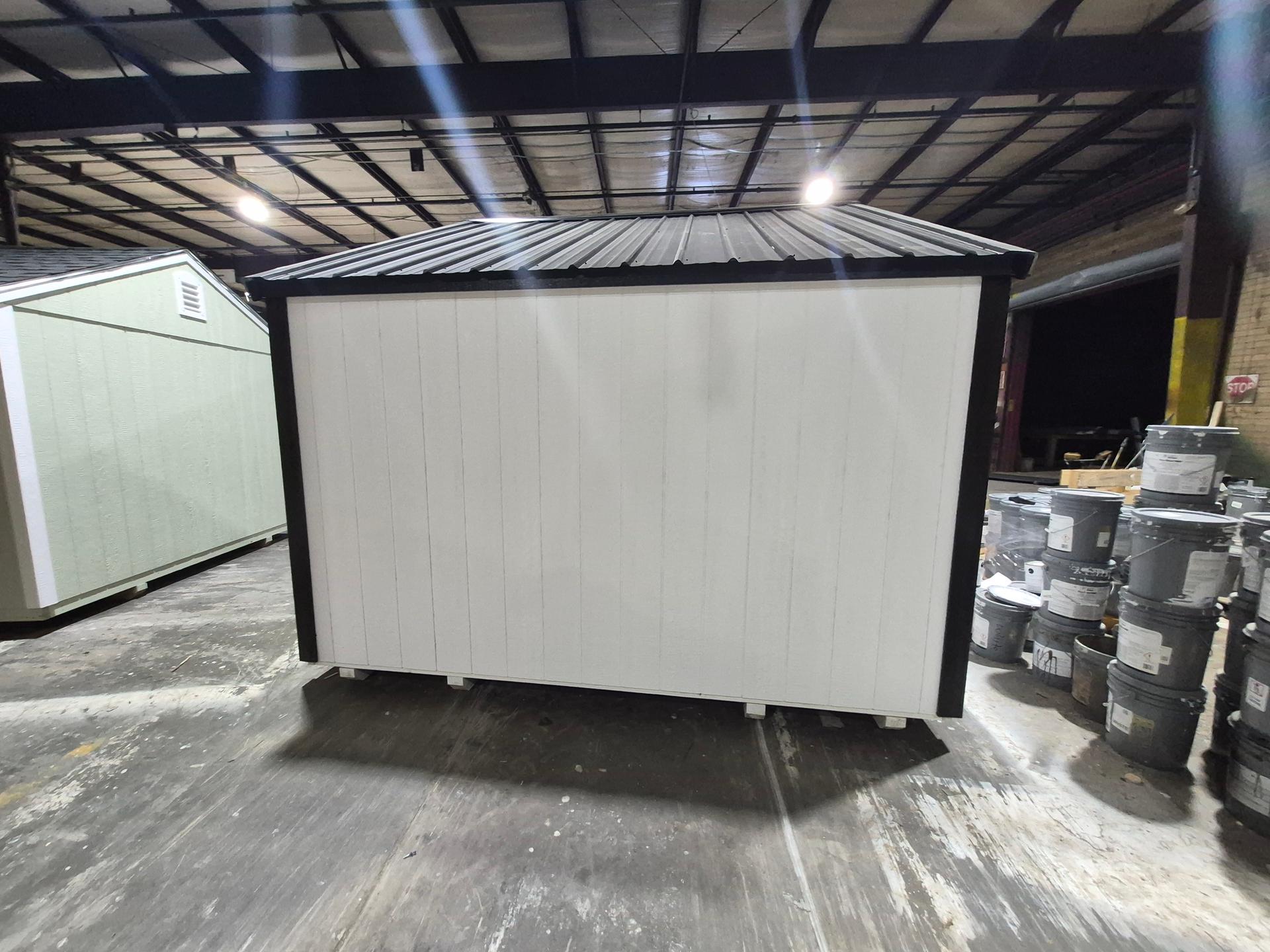 Lite Utility 12x16 portable building in White