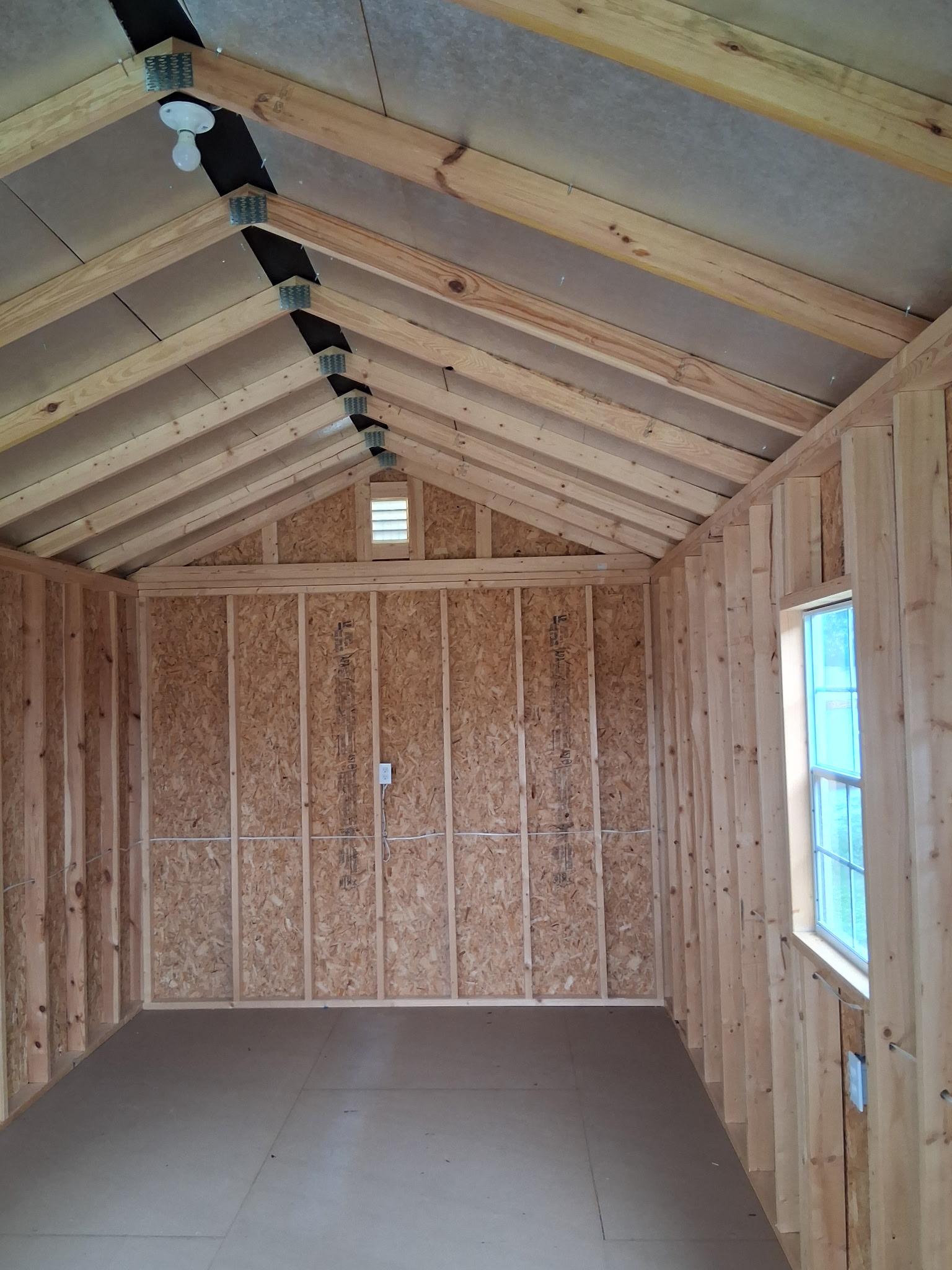 Phoenix Repo 10x24 portable building in Grey Heron